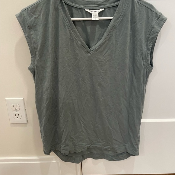 Athleta V-Neck Muscle Tee - Picture 1 of 3
